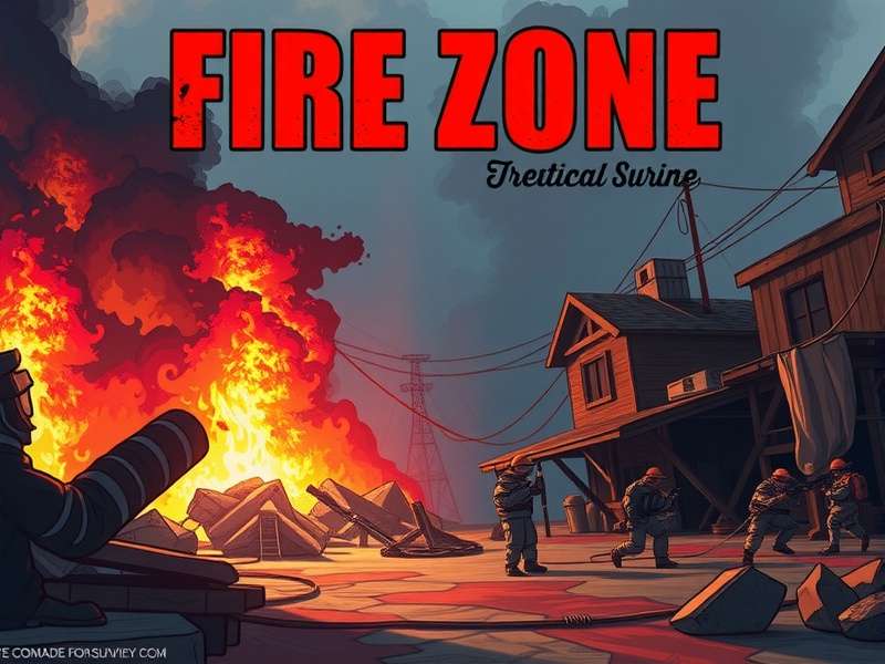 Fire Zone Survival Game Banner